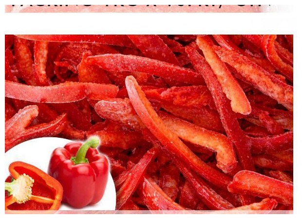 IQF Red Pepper Sliced